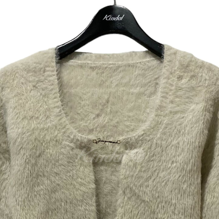 楽天市場】【中古】JACQUEMUS ロゴプレート カーディガン ベージュ  