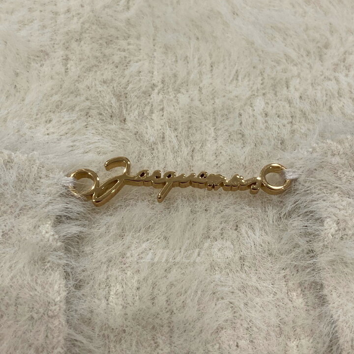 楽天市場】【中古】JACQUEMUS ロゴプレート カーディガン ベージュ  