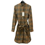 【中古】BURBERRY　ヴィンテージチェック ワンピース 8024585 ブラウン サイズ：UK 4 【140224】（バーバリー）