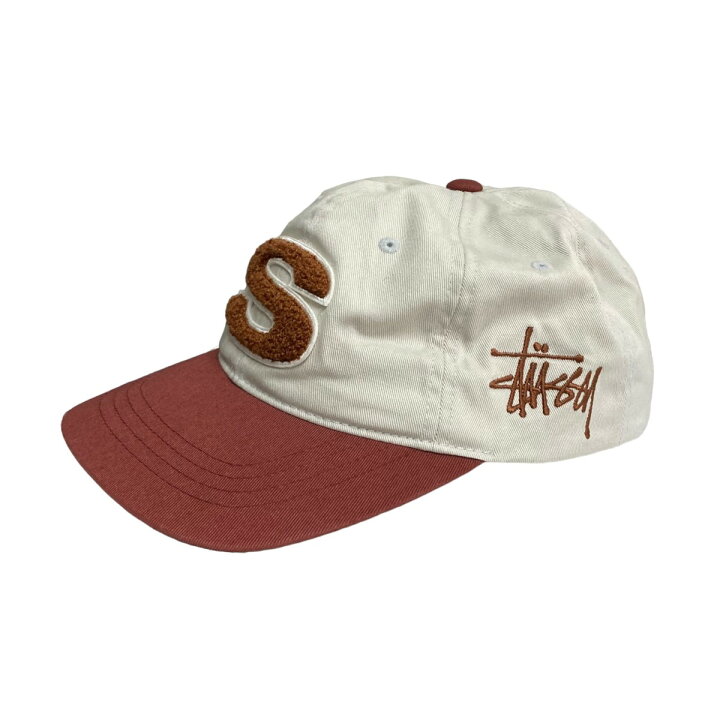 楽天市場】【中古】Stussy ベースボールキャップ ブラウン×アイボリー 