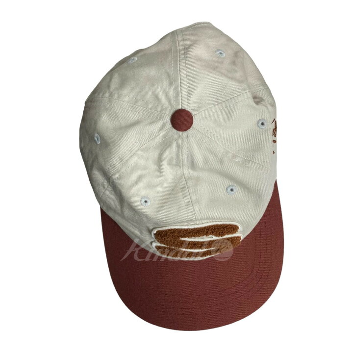 楽天市場】【中古】Stussy ベースボールキャップ ブラウン×アイボリー 