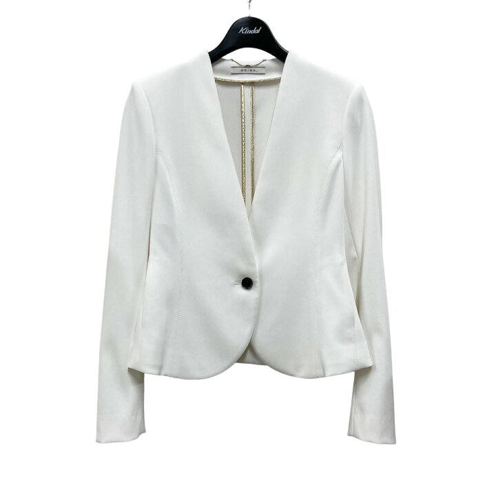 楽天市場】【中古】BEIGE ノーカラージャケット 368008 6379594  