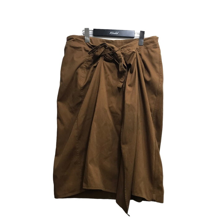 楽天市場】【中古】DRIES VAN NOTEN ラップスカート ブラウン サイズ  