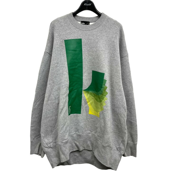 楽天市場】【中古】kolor 2023AW クルーネックスウェット グレー 