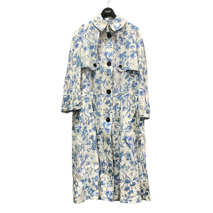 楽天市場】【中古】BURBERRY LONDON 花柄リネンドレスコート ホワイト 