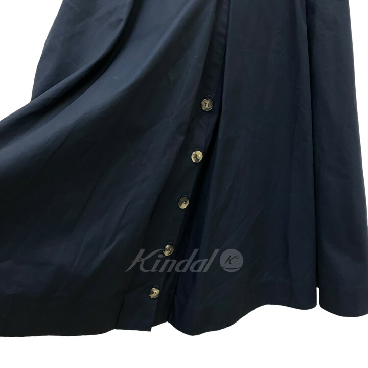 楽天市場】【中古】ELINチノラップスカート 11801-23-1104 ネイビー  