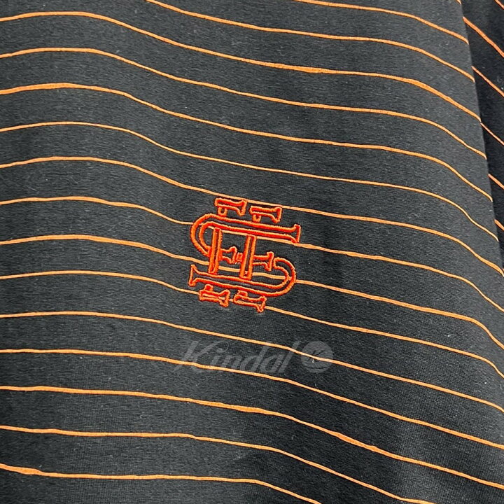 楽天市場】【中古】SEESEE SUPER BIG BORDER TEE ブラック×オレンジ 
