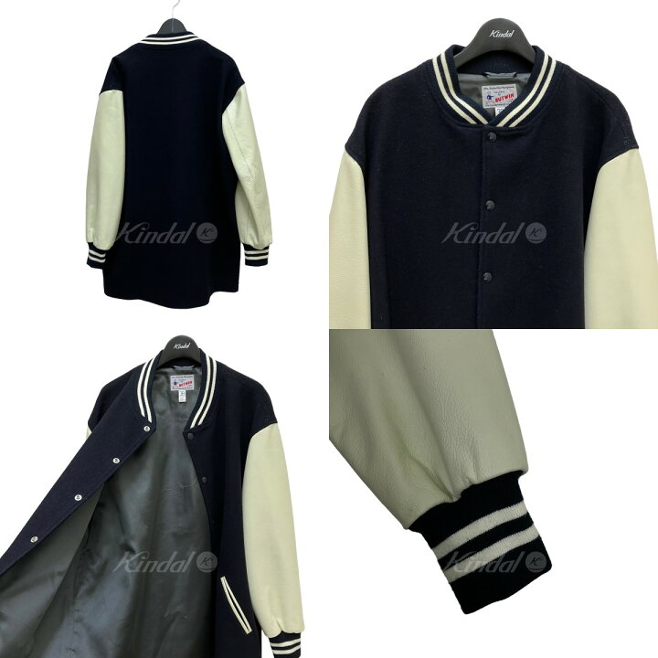 楽天市場】【中古】DEUXIEME CLASSE×BUTWIN ブルゾン ネイビー×オフ 