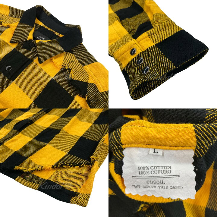 楽天市場】【中古】ensou「Broken Western Shirt」 チェックウエスタン 