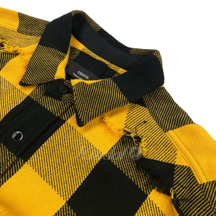 楽天市場】【中古】ensou「Broken Western Shirt」 チェックウエスタン 