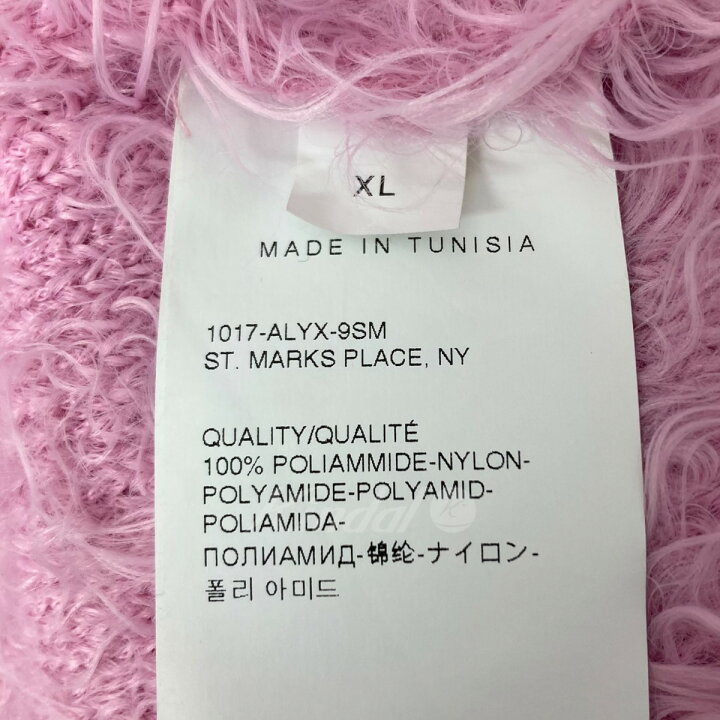 楽天市場】【中古】1017 ALYX 9SM シャギーニット ピンク サイズ：XL 
