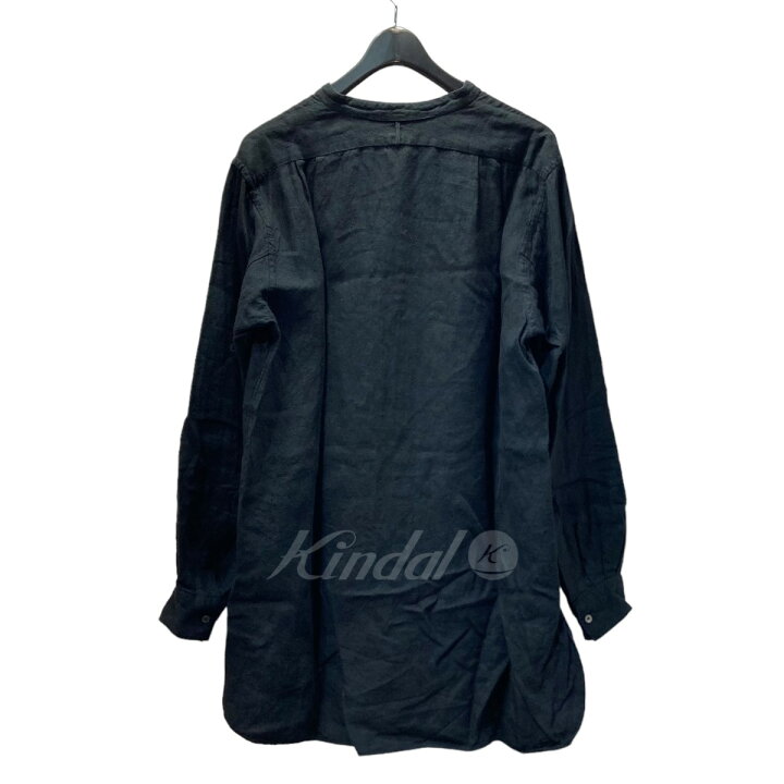 楽天市場】【中古】HEUGN バンドカラーリネンシャツ SHIRT044 ブラック 