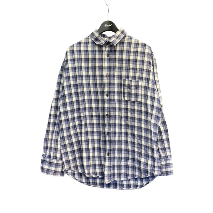 楽天市場】【中古】The Elder Statesman チェックシャツ ブルー サイズ 