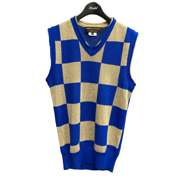 楽天市場】【中古】COMME des GARCONS HOMME PLUSボックス柄ニット  