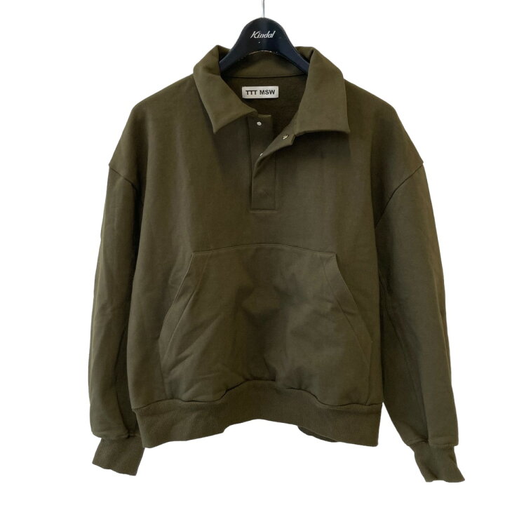 楽天市場】【中古】TTT MSW 21SS 長袖ポロスウェット オリーブ サイズ 