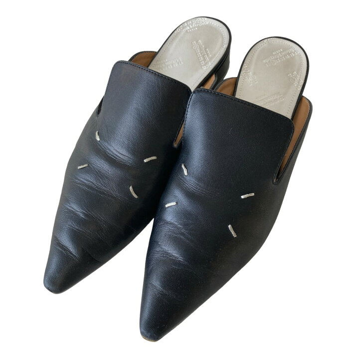 楽天市場】【中古】Maison Margiela 4ステッチ Kiki ミュール ブラック  