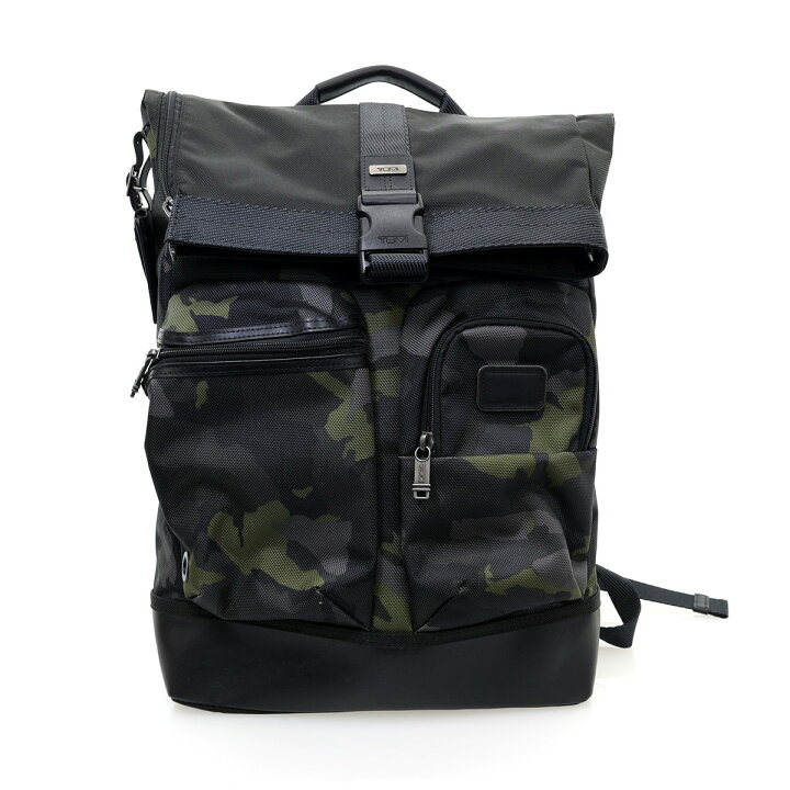 楽天市場】【中古】TUMI Cypress Roll Top Backpack 迷彩柄ロール 
