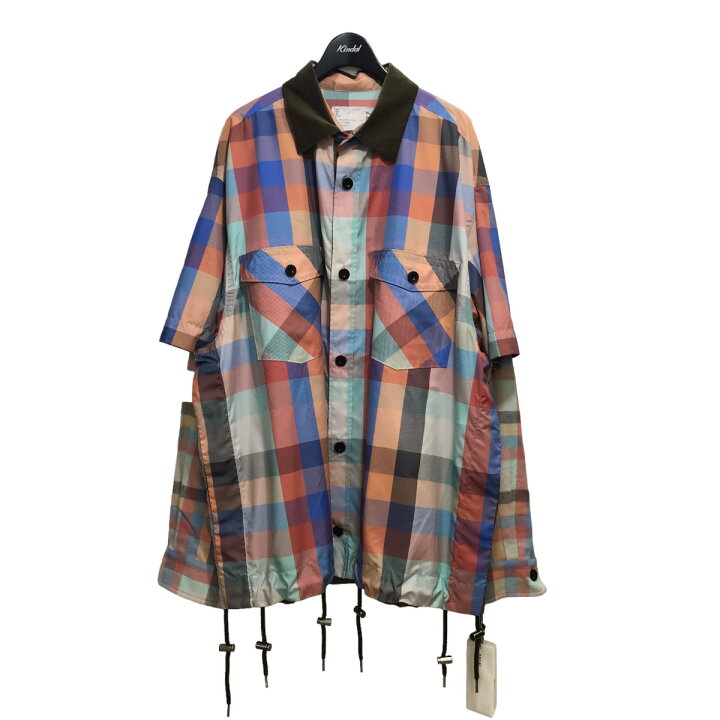 楽天市場】【中古】sacai22AW｢Plaid Layered Shirt｣レイヤードダブル 