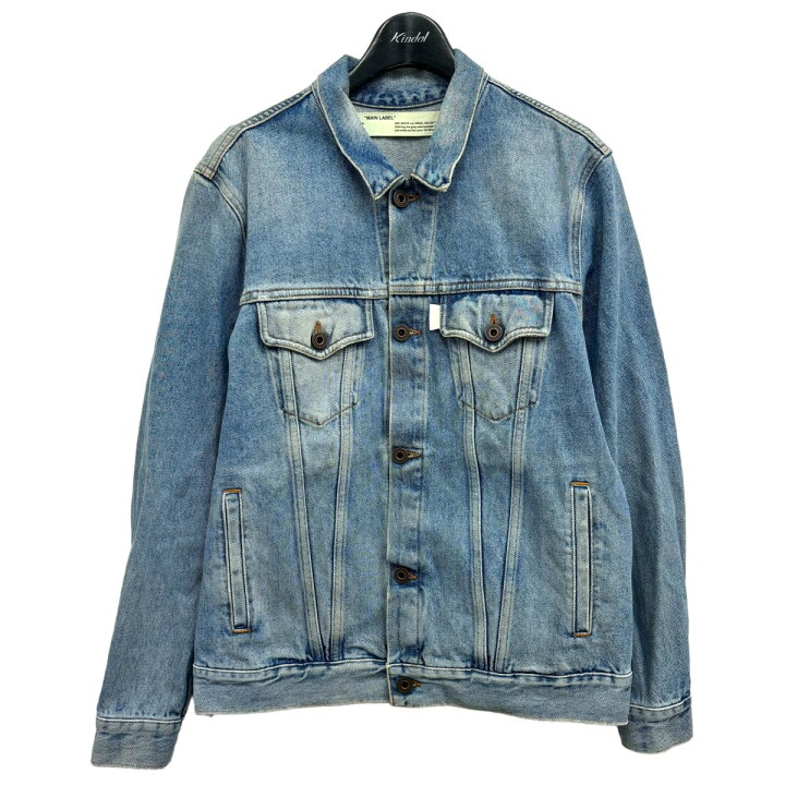 楽天市場】【中古】OFFWHITE スプレーペイントデニムジャケット 
