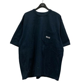 【中古】CAHLUMN　ヘビーオンスポケットTシャツ ネイビー サイズ：XL 【160224】（カウラム）