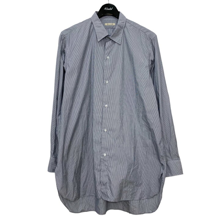 楽天市場】【中古】HEUGNストライプ 長袖シャツ SHIRT008 ブルー 