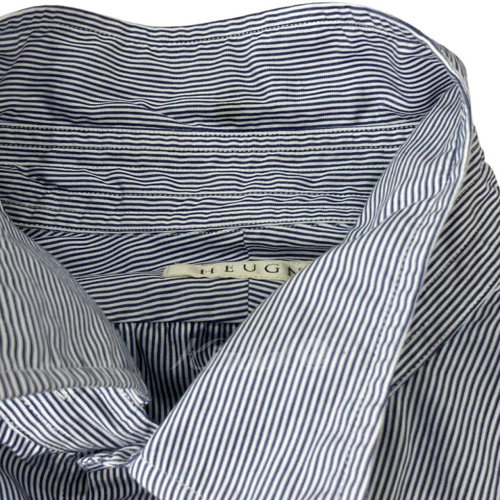 楽天市場】【中古】HEUGNストライプ 長袖シャツ SHIRT008 ブルー 
