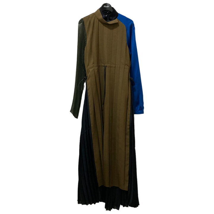 楽天市場】【中古】sacai 切替プリーツシャツワンピースドレス 21 