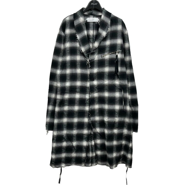 楽天市場】【中古】ASKYY ロングチェックシャツ グレー サイズ：3 