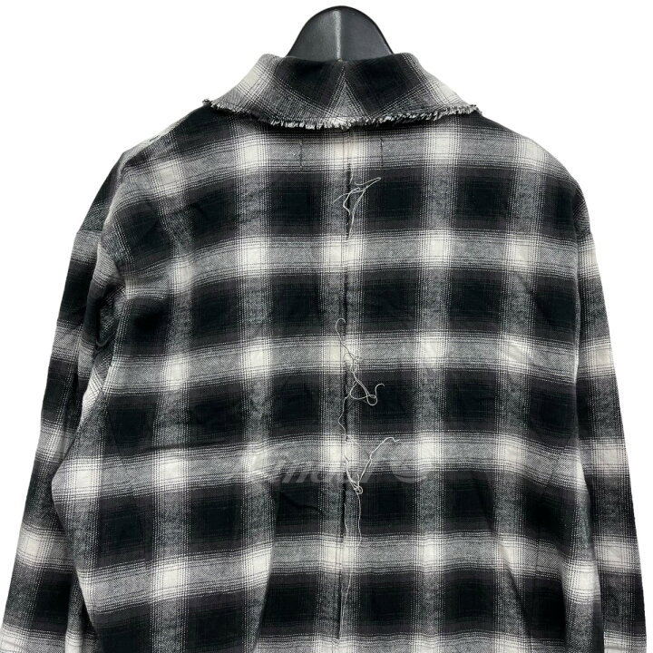 楽天市場】【中古】ASKYY ロングチェックシャツ グレー サイズ：3 