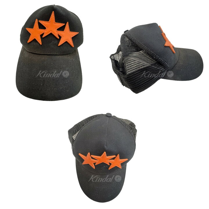 楽天市場】【中古】AMIRIスターメッシュキャップ ブラック サイズ：56 
