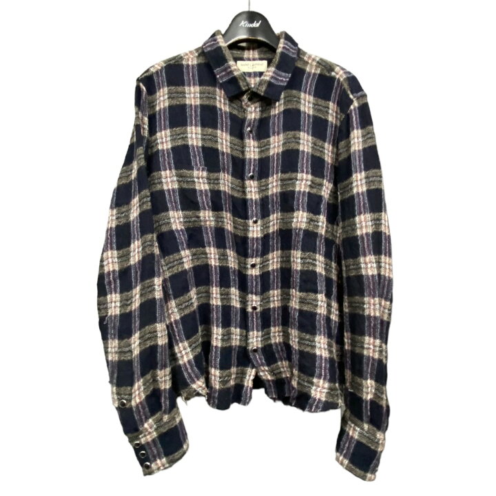 楽天市場】【中古】SAINT LAURENT PARIS ウールブレンドカットオフ 