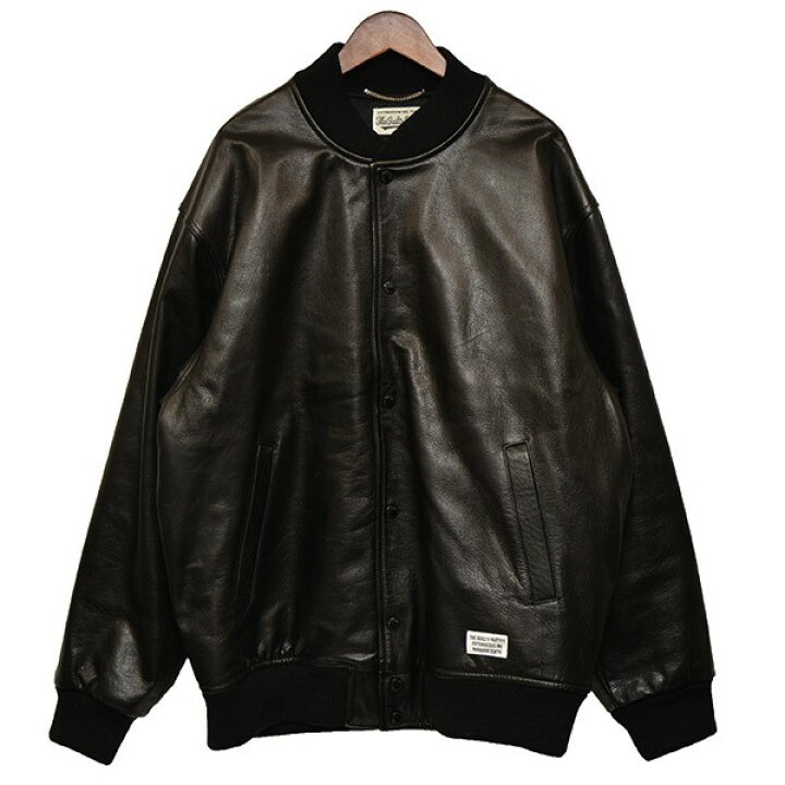 楽天市場】【中古】WACKO MARIA 2023AW LEATHER VARSITY JACKET レザー  