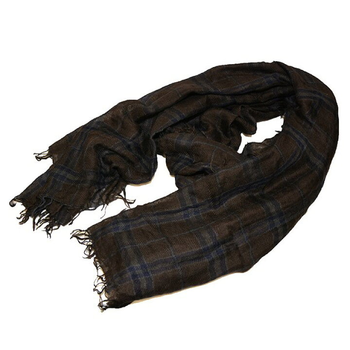 楽天市場】【中古】UNDER COVER 大判チェック柄ストール スカーフ 