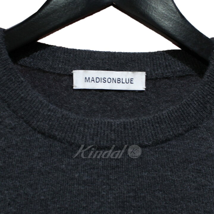 楽天市場】【中古】MADISON BLUEカシミヤシルク クルーネック ニット 