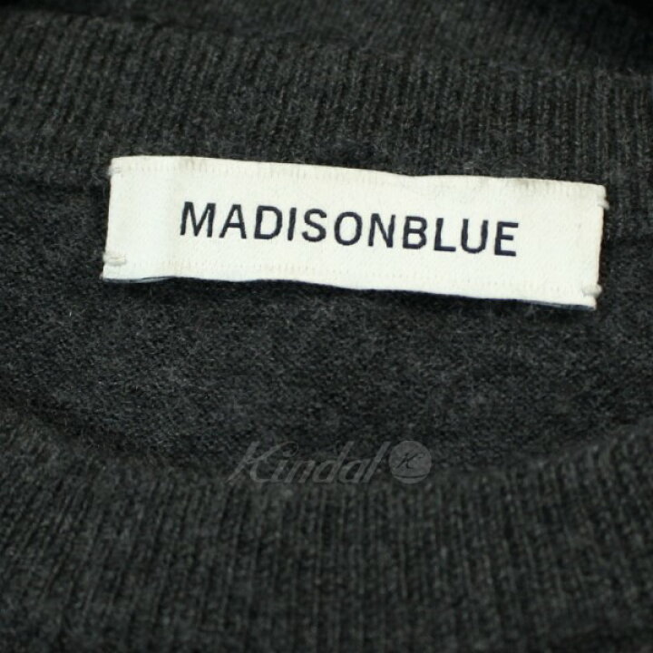 楽天市場】【中古】MADISON BLUEカシミヤシルク クルーネック ニット 