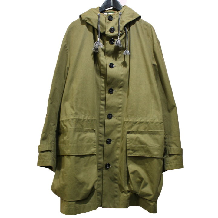 楽天市場】【中古】MARNI 19AW フーデッド モッズコート オリーブ  