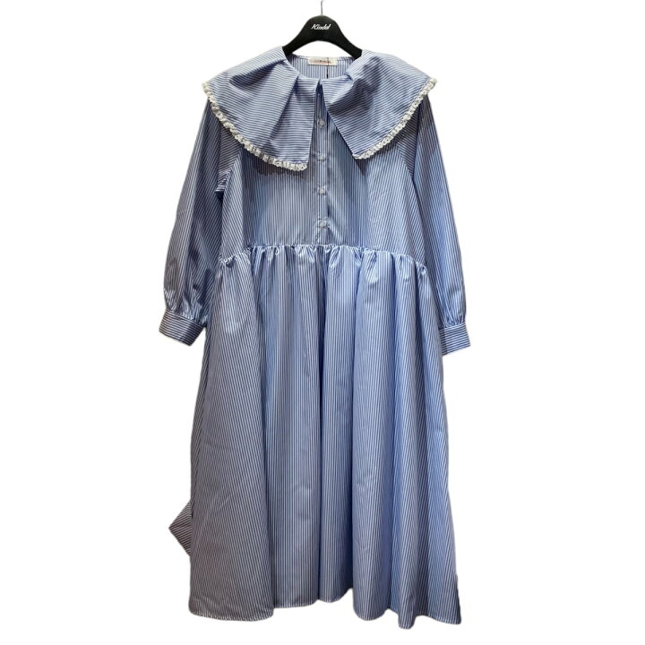 楽天市場】【中古】UNMINOU ×VERY ワンピース フリルカラーシャツ  