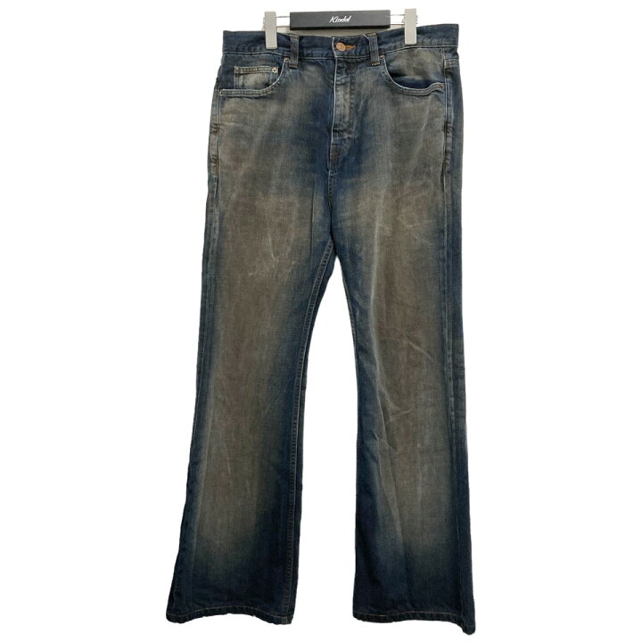 楽天市場】【中古】BALENCIAGA Flared denim ウォッシュ加工フレア 
