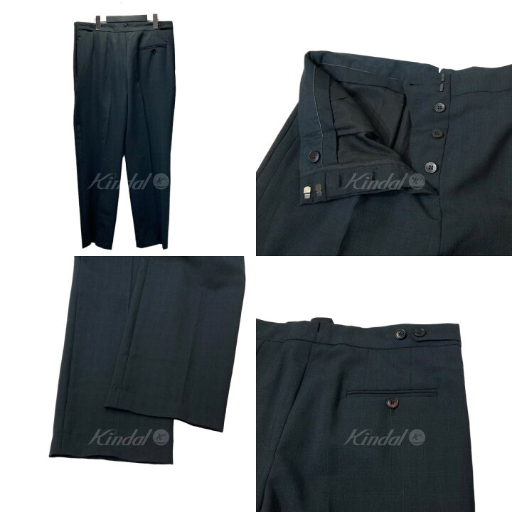 楽天市場】【中古】LEMAIREモヘアウール ツータックパンツ ブラック 