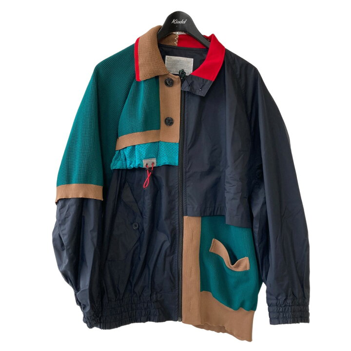 楽天市場】【中古】kolor 22SS ZIP BLOUSON 22SCM-G01102 ブラック 