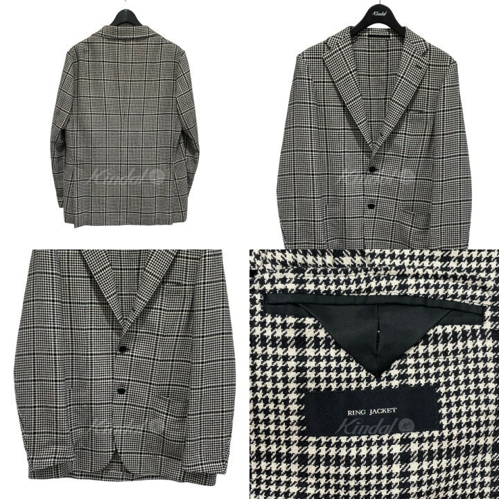 楽天市場】【中古】Ring Jacket 千鳥格子 テーラードジャケット 