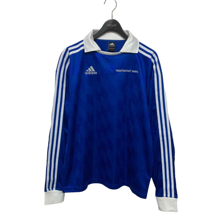 楽天市場】【中古】adidas Gosha Rubchinskiy ゲームシャツ ブルー 