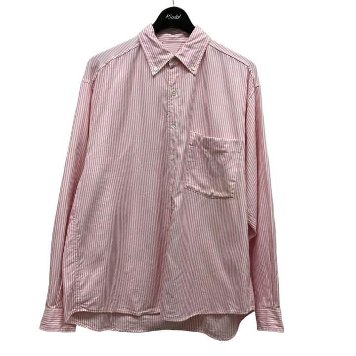 楽天市場】【中古】AURALEE BDストライプシャツ A8SS01BY ホワイト 