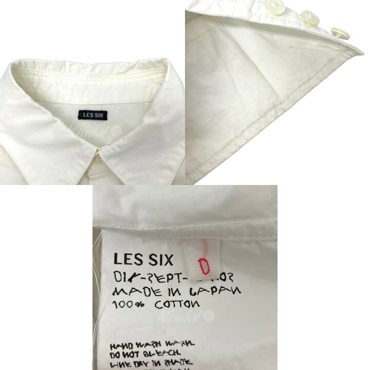 楽天市場】【中古】LES SIX ｢Oversize Cotton Dress Shirt｣オーバー 