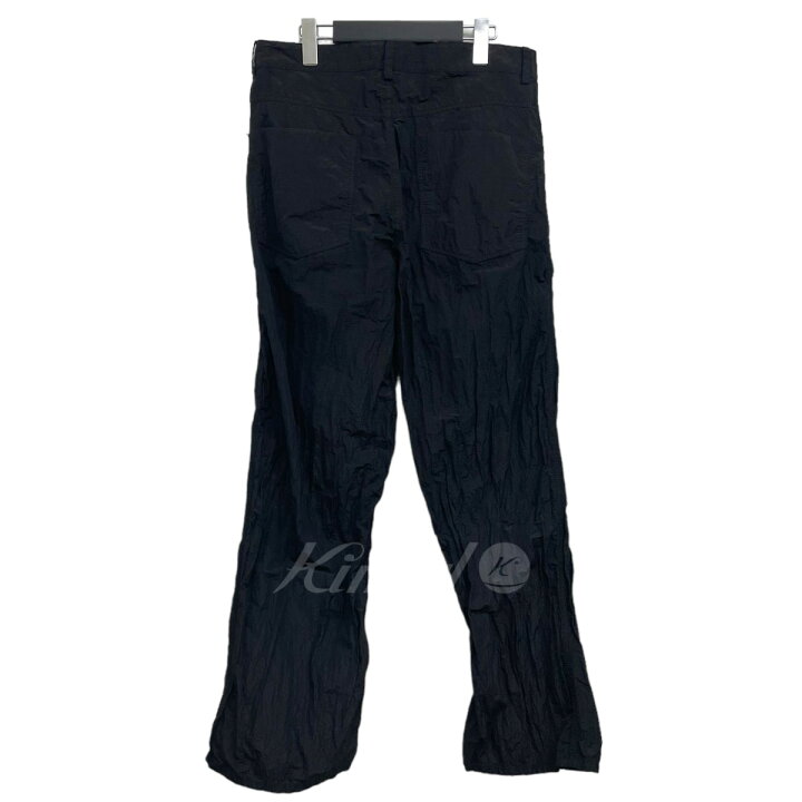 楽天市場】【中古】Omar Afridi 2023SS 皺加工ナイロンパンツ ブラック 
