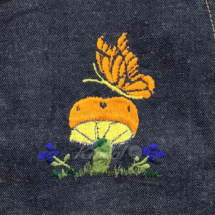 楽天市場】【中古】Needles キノコ刺繍デニムベスト P＆M Emb． Vest 