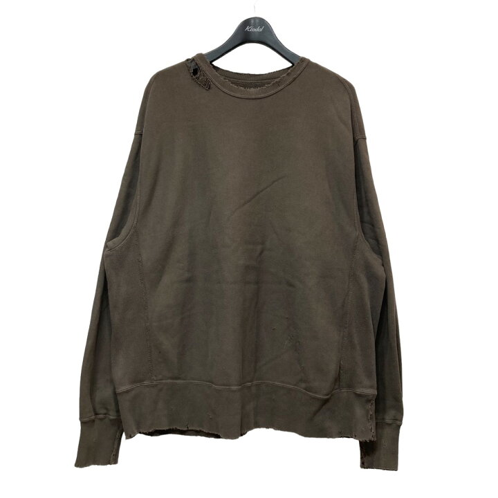 楽天市場】【中古】ANCELLM ｢DYED DAMAGE SWEAT SHIRT F．BLACK 
