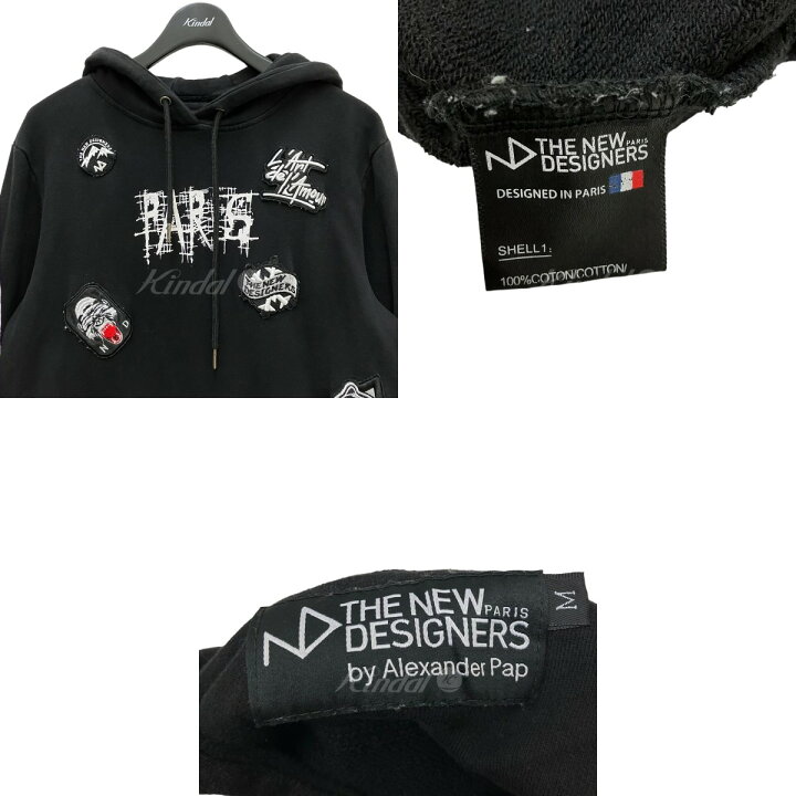 楽天市場】【中古】The New Designers プルオーバーパーカー ブラック 