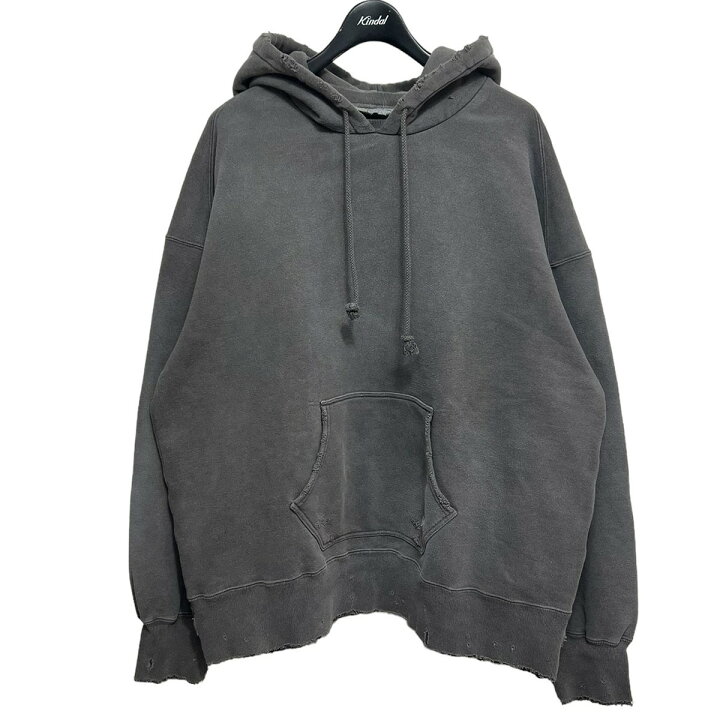 楽天市場】【中古】ANCELLM 2023AW DYED DAMAGE HOODIE F．BLACK  