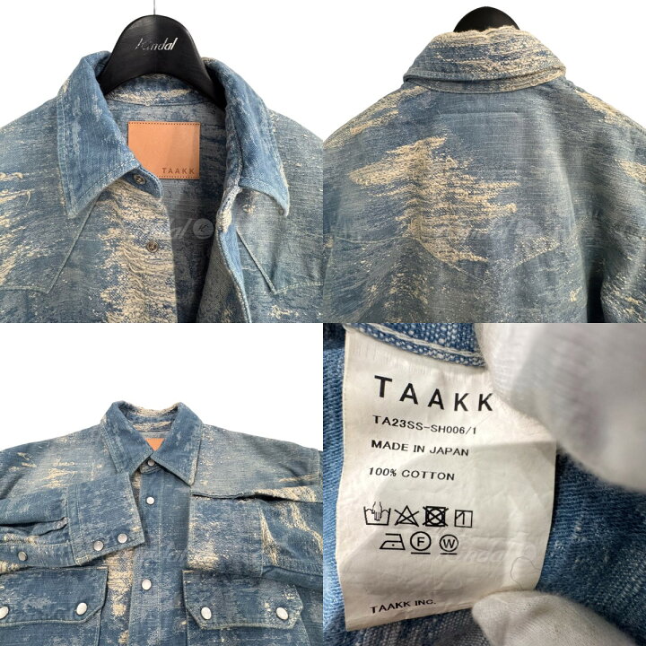 楽天市場】【中古】TAAKK 23SS ｢DENIM WESTERN SHIRTS｣ デニム 